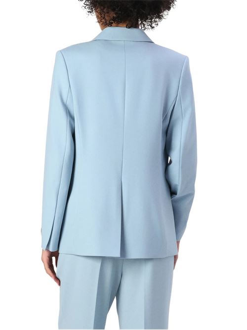 Blazer donna azzurro in satin Calvin Klein | K20K207632CAZ
